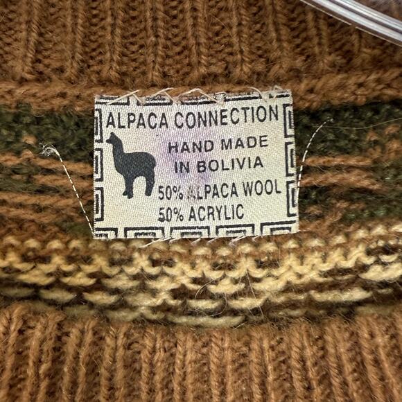 Alpaca Connection Sweater Size XL* 100% Alpaca Wool Pullover Quiet Luxury Cozy - Picture 4 of 16